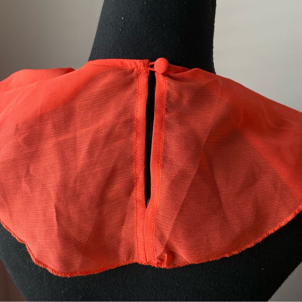 ASOS Orange Ruffle Maxi Dress - Picture 10 of 12